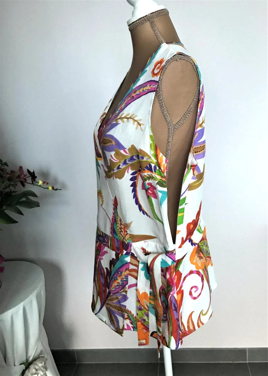 Terre Bleue M42 beautiful summer blouse with lapel model. – photo 2